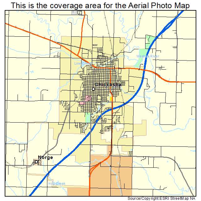 Chickasha, OK location map 