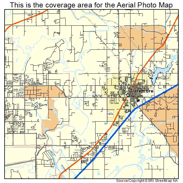 Claremore, OK location map 