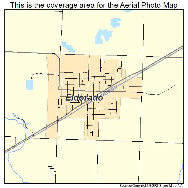 Eldorado, OK location map 