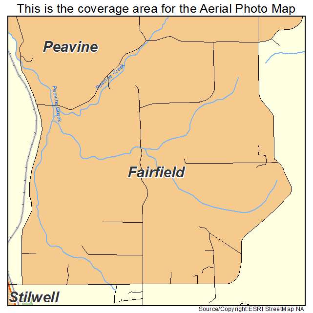 Fairfield, OK location map 