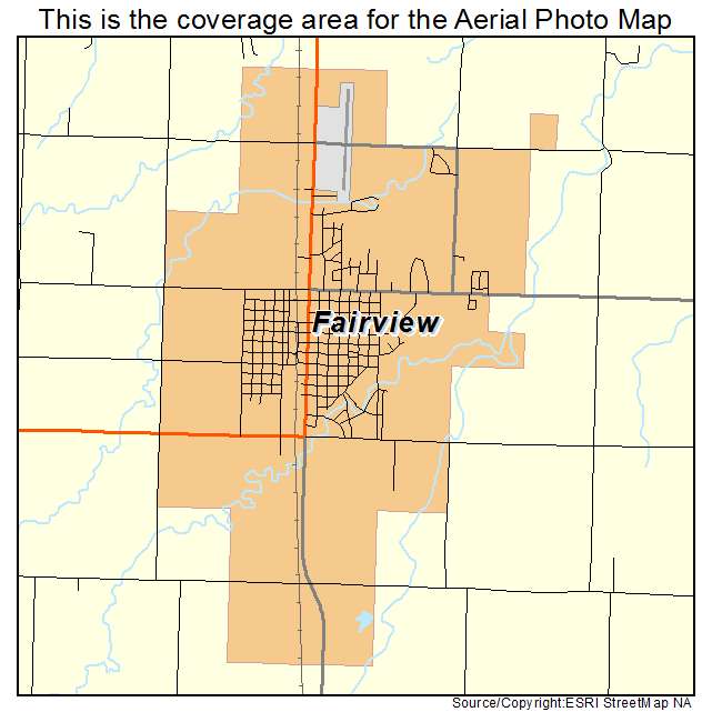 Fairview, OK location map 
