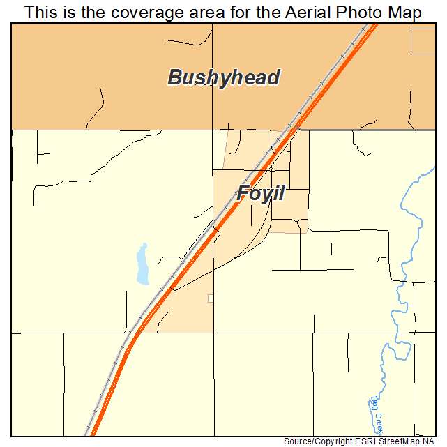 Foyil, OK location map 