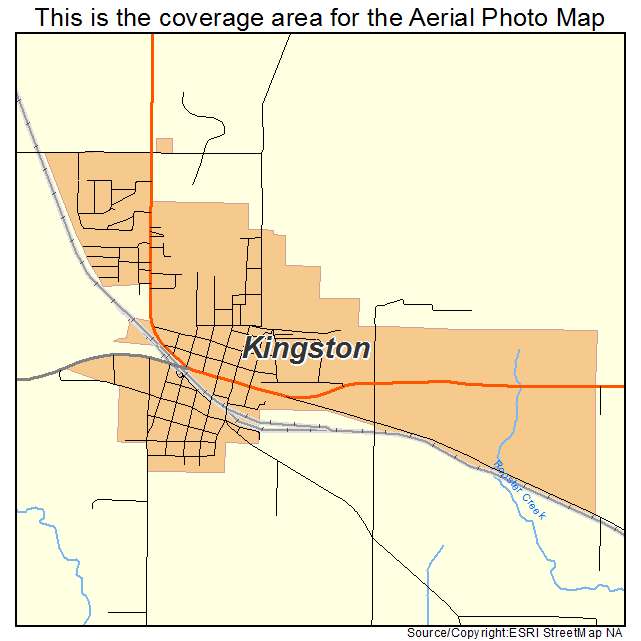 Kingston, OK location map 