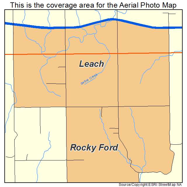 Leach, OK location map 