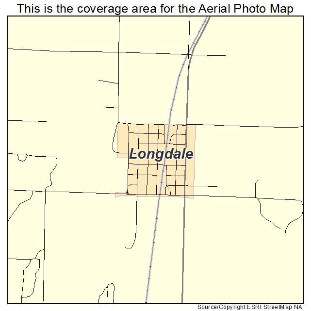 Longdale, OK location map 