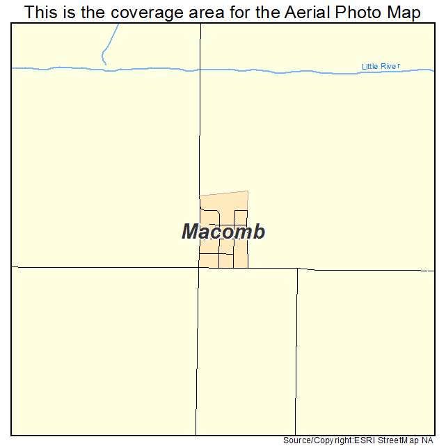 Macomb, OK location map 