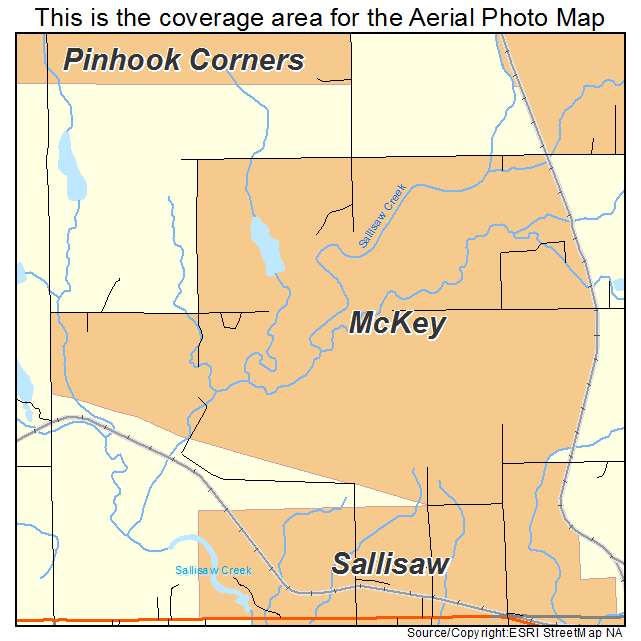 McKey, OK location map 