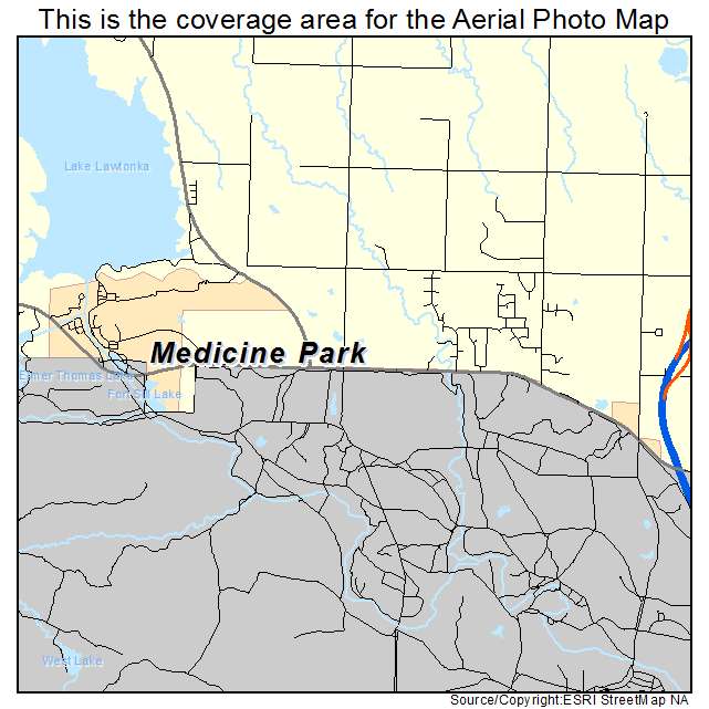 Medicine Park, OK location map 