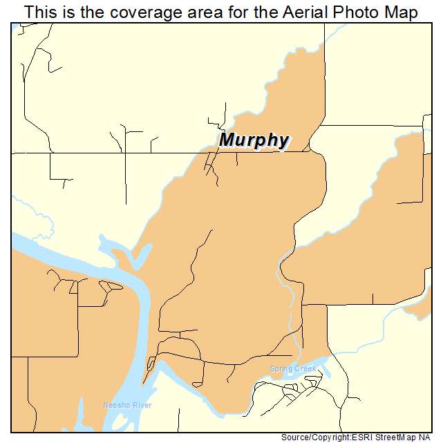 Murphy, OK location map 