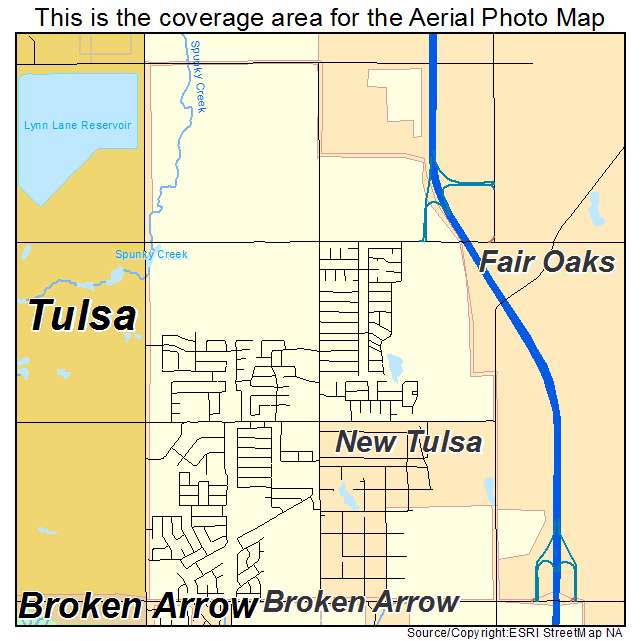 New Tulsa, OK location map 