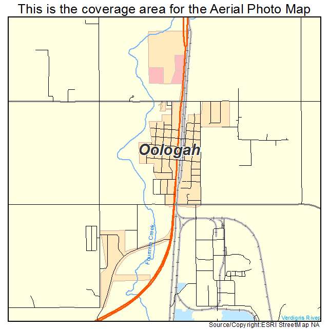 Oologah, OK location map 