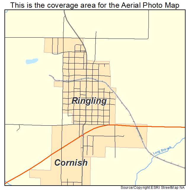 Ringling, OK location map 