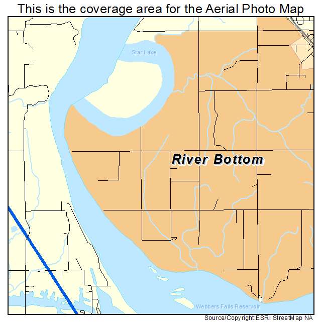 River Bottom, OK location map 