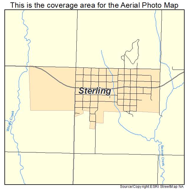Sterling, OK location map 