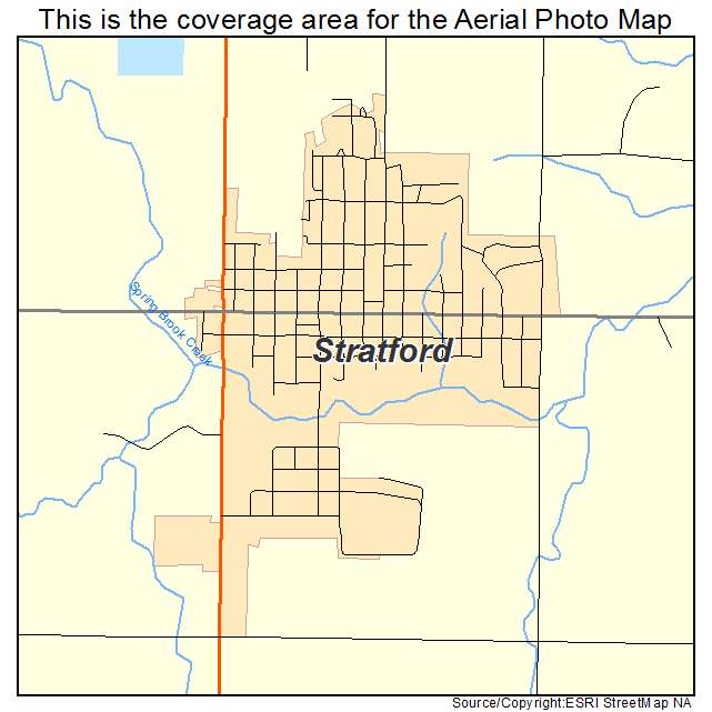 Stratford, OK location map 