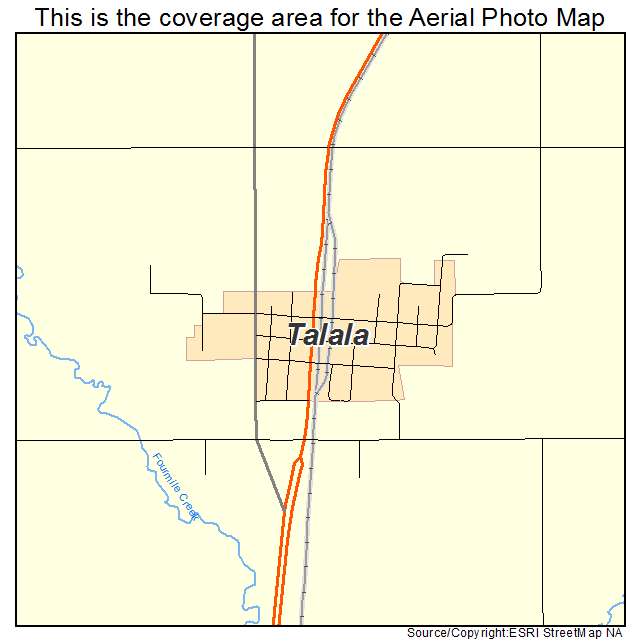 Talala, OK location map 
