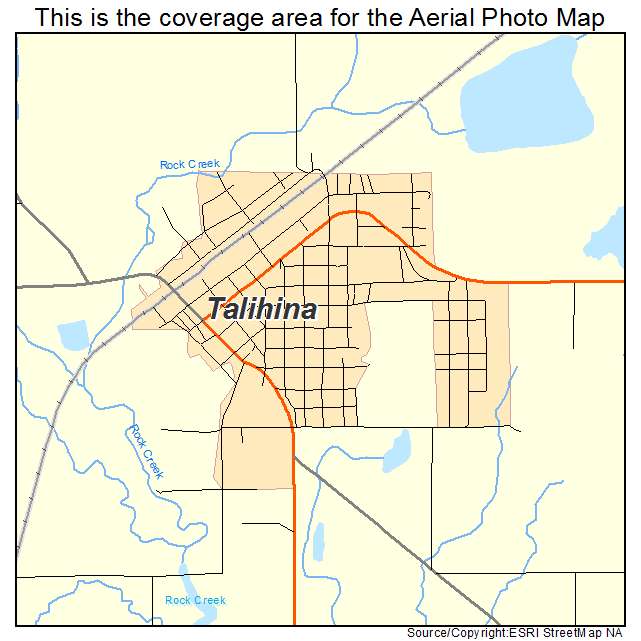 Talihina, OK location map 