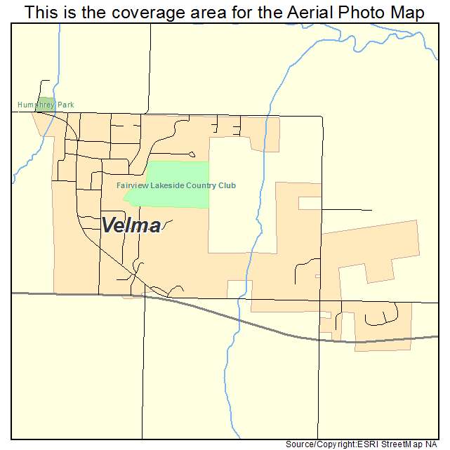 Velma, OK location map 