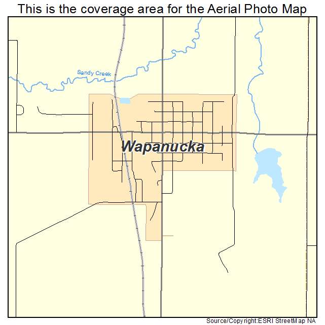 Wapanucka, OK location map 