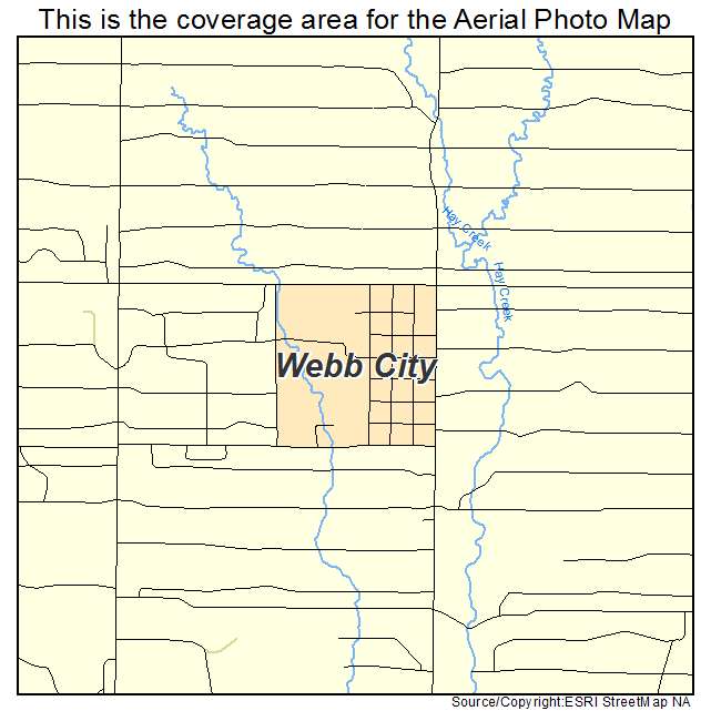 Webb City, OK location map 