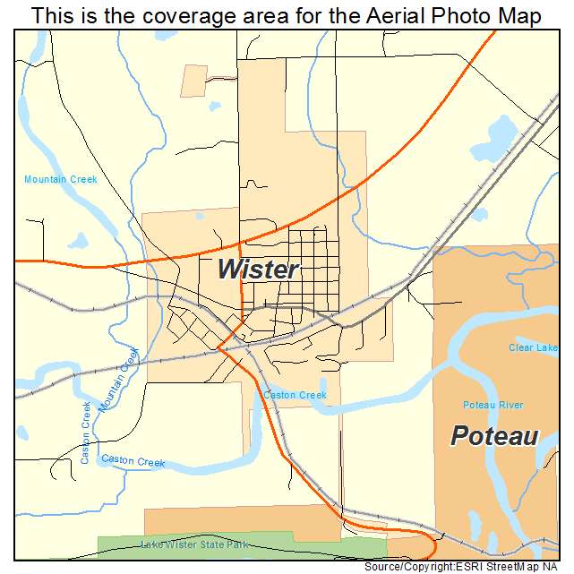 Wister, OK location map 