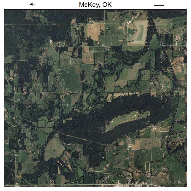 McKey, OK air photo map