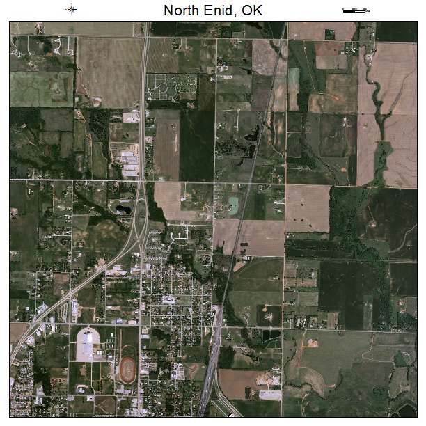 North Enid, OK air photo map
