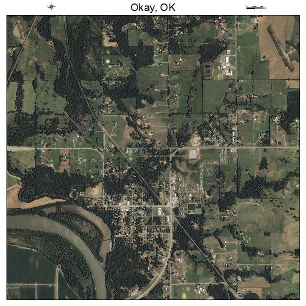 Okay, OK air photo map