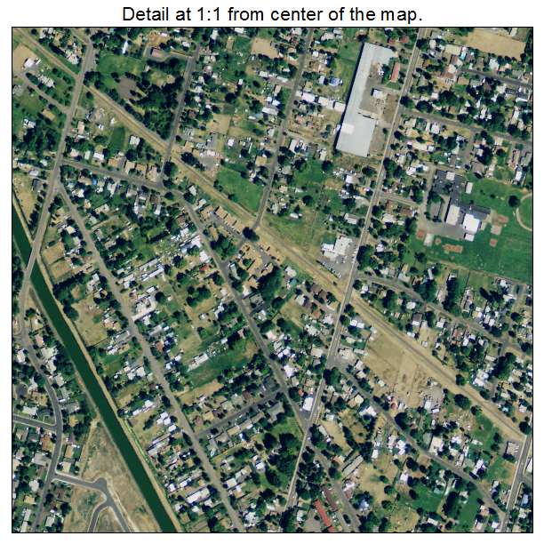 Altamont, Oregon aerial imagery detail