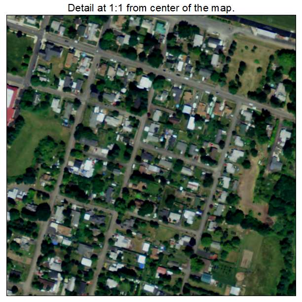 Amity, Oregon aerial imagery detail