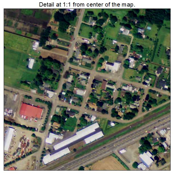 Barlow, Oregon aerial imagery detail
