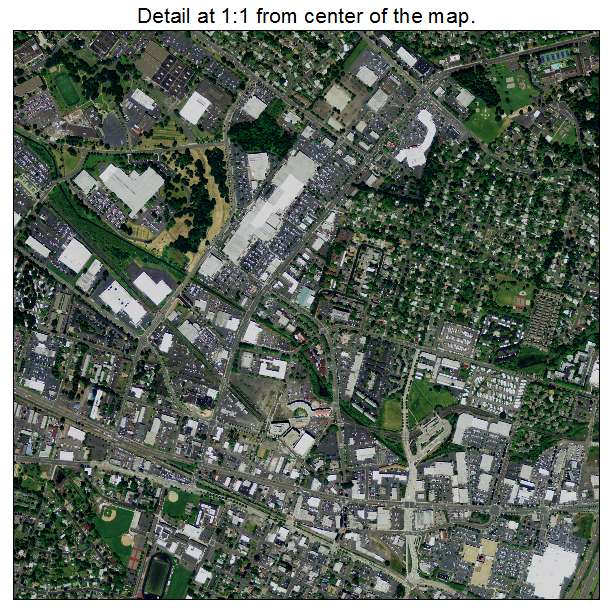 Beaverton, Oregon aerial imagery detail