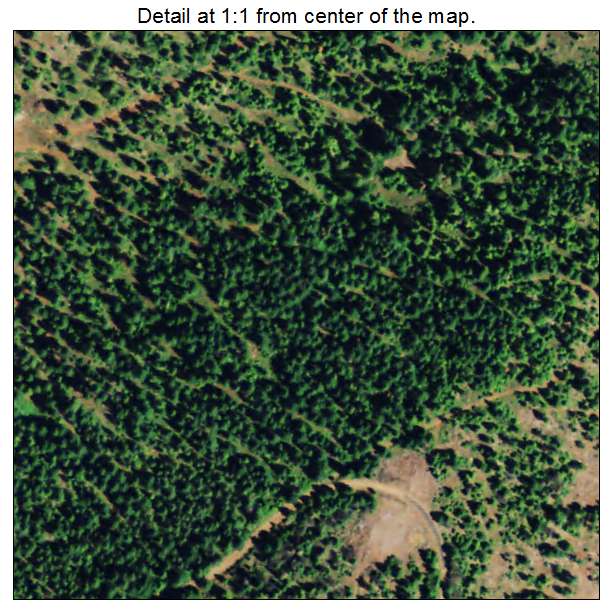 Butte Falls, Oregon aerial imagery detail
