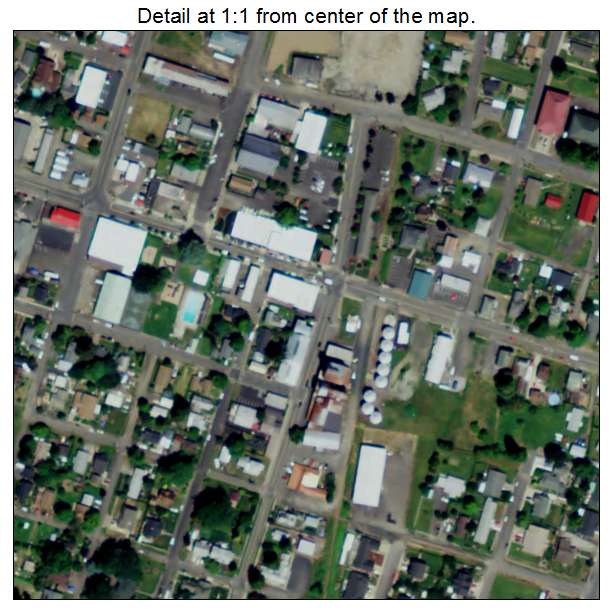 Carlton, Oregon aerial imagery detail
