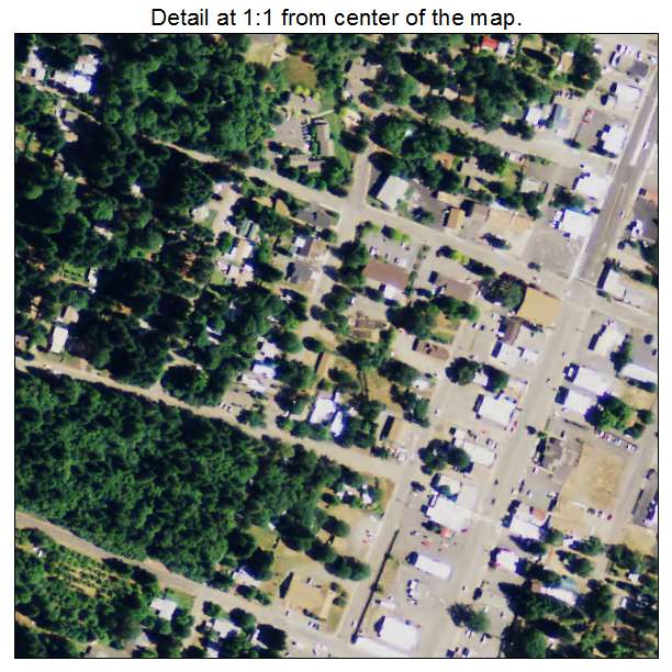 Cave Junction, Oregon aerial imagery detail