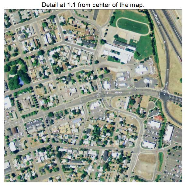 Central Point, Oregon aerial imagery detail