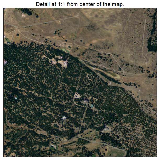 Chenoweth, Oregon aerial imagery detail