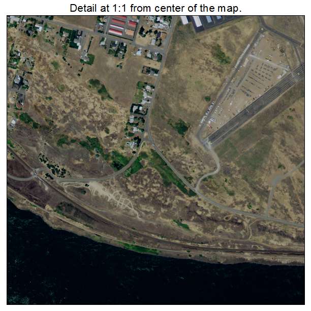 City of The Dalles, Oregon aerial imagery detail
