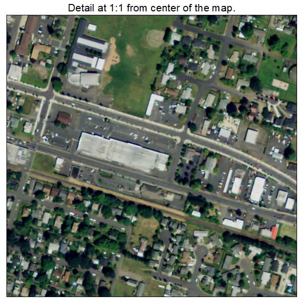 Cornelius, Oregon aerial imagery detail