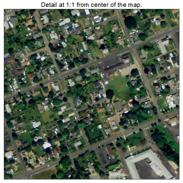 Dayton, Oregon aerial imagery detail