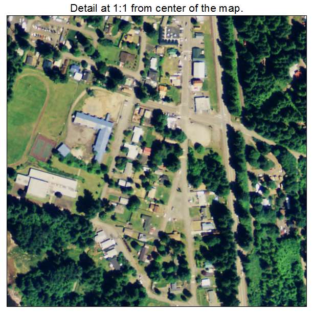 Detroit, Oregon aerial imagery detail