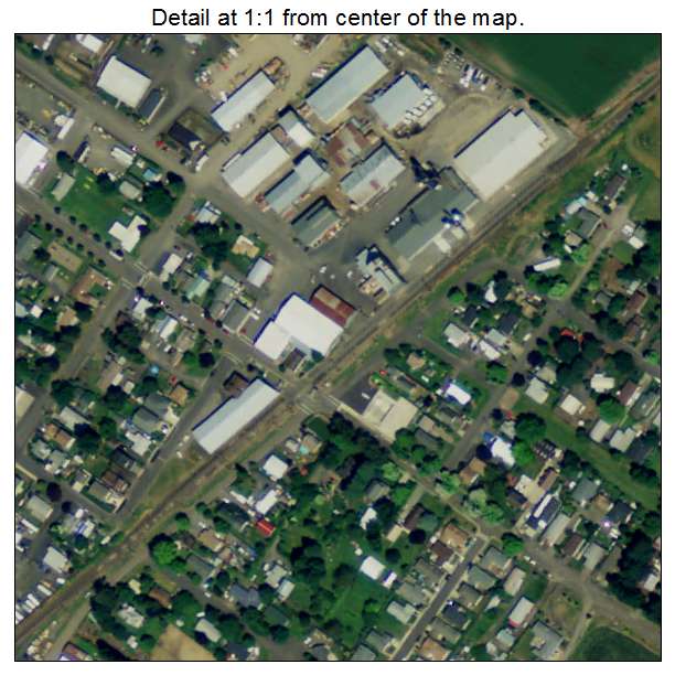 Donald, Oregon aerial imagery detail