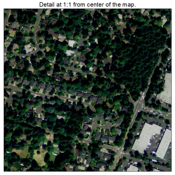 Durham, Oregon aerial imagery detail