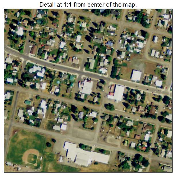 Elgin, Oregon aerial imagery detail