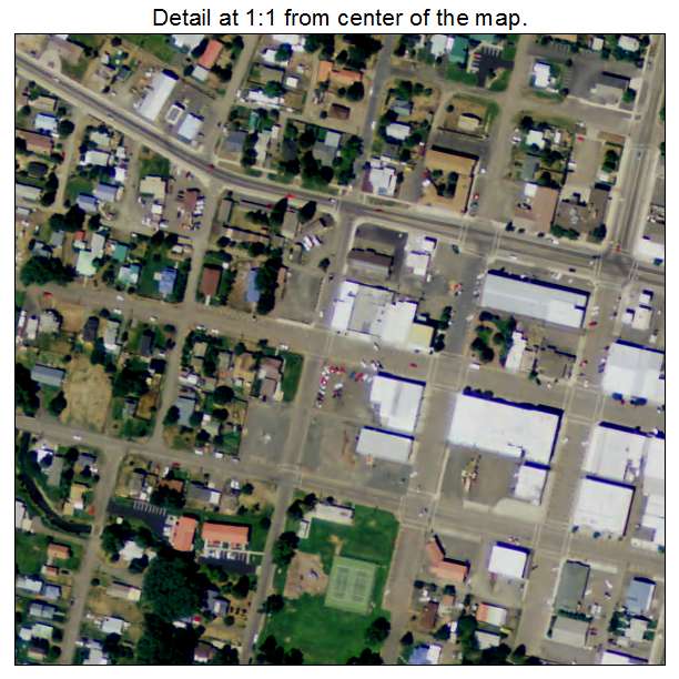Enterprise, Oregon aerial imagery detail