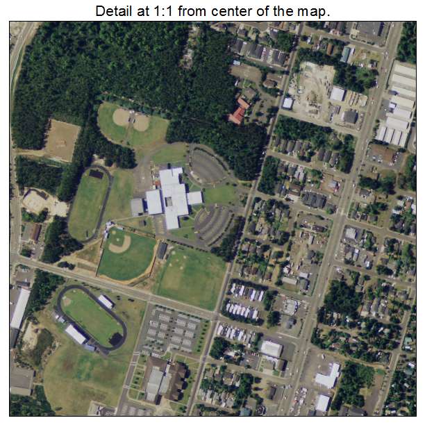 Florence, Oregon aerial imagery detail