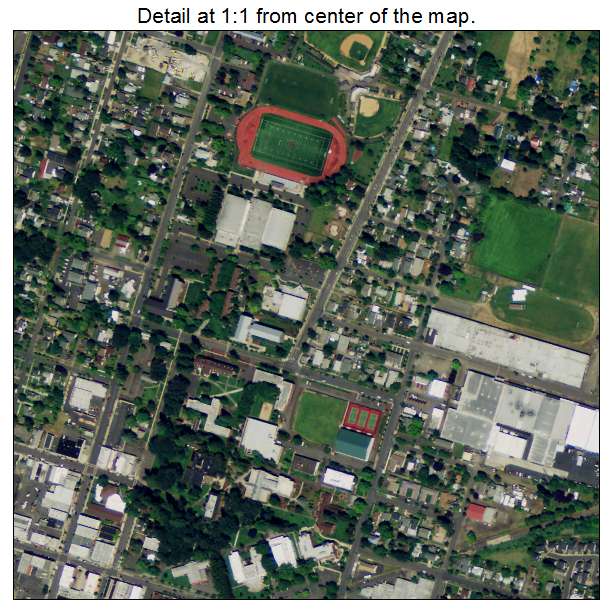 Forest Grove, Oregon aerial imagery detail