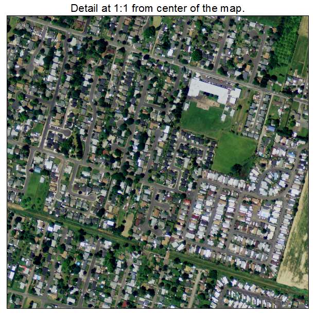 Four Corners, Oregon aerial imagery detail