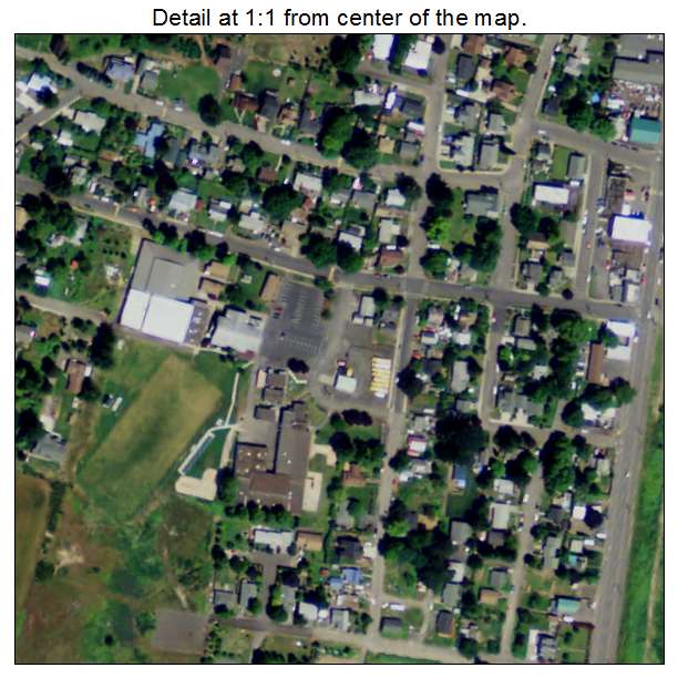 Gaston, Oregon aerial imagery detail