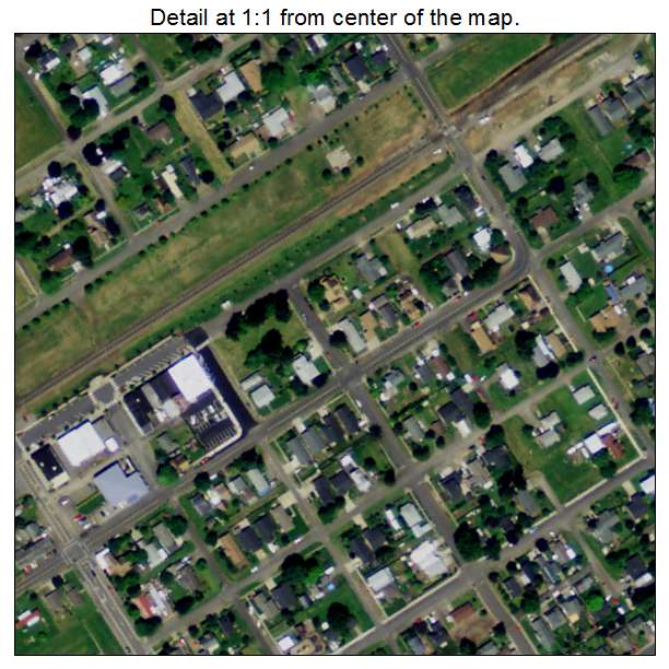 Gervais, Oregon aerial imagery detail